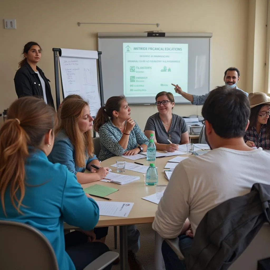 Taller de educación financiera comunitario